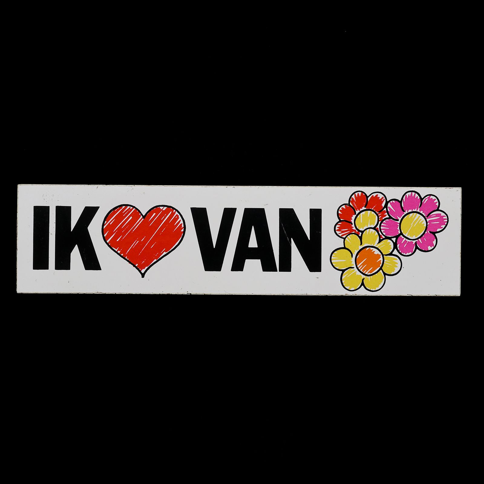 「IK LOVE VAN」ヴィンテージステッカー ヨーロッパ