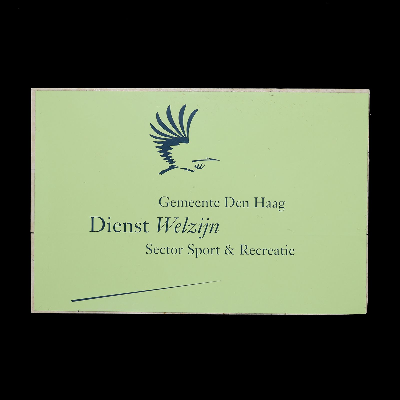 「Dienst Welzijn」ヴィンテージステッカー ヨーロッパ