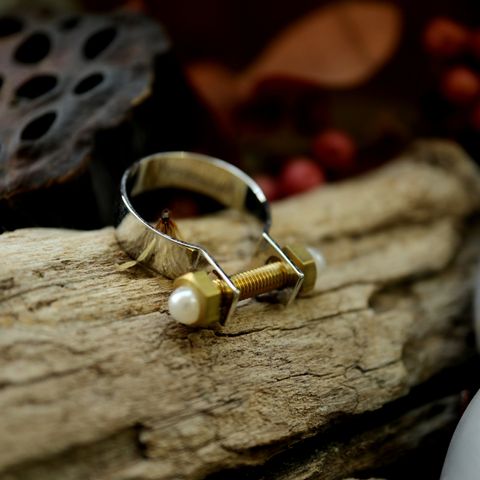 「Franken ring」リング シルバー×ゴールド