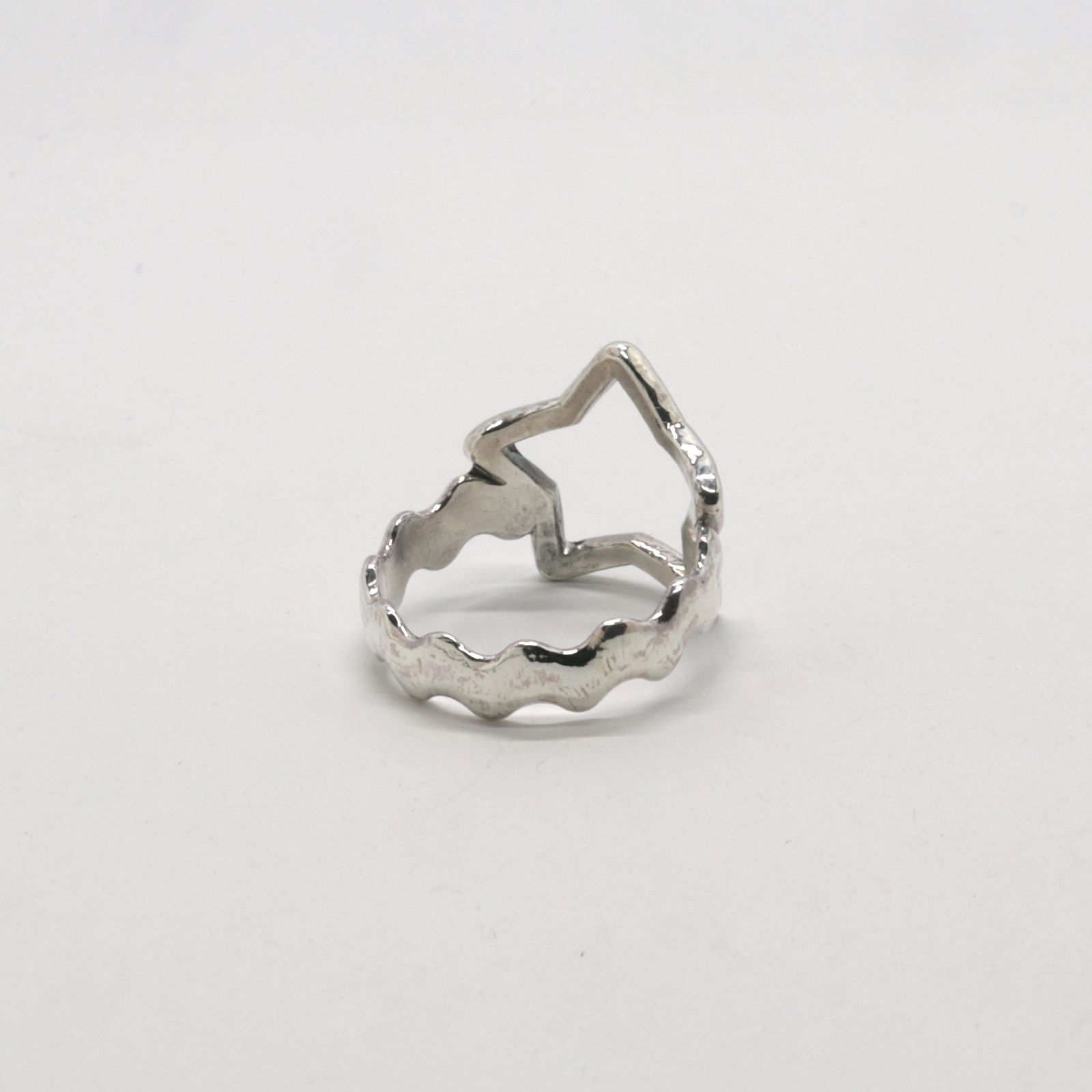 「OPEN STAR RING」リング