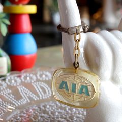 AIA Alliance Intercontinentale Assurance 保険会社 フレンチキーホルダー