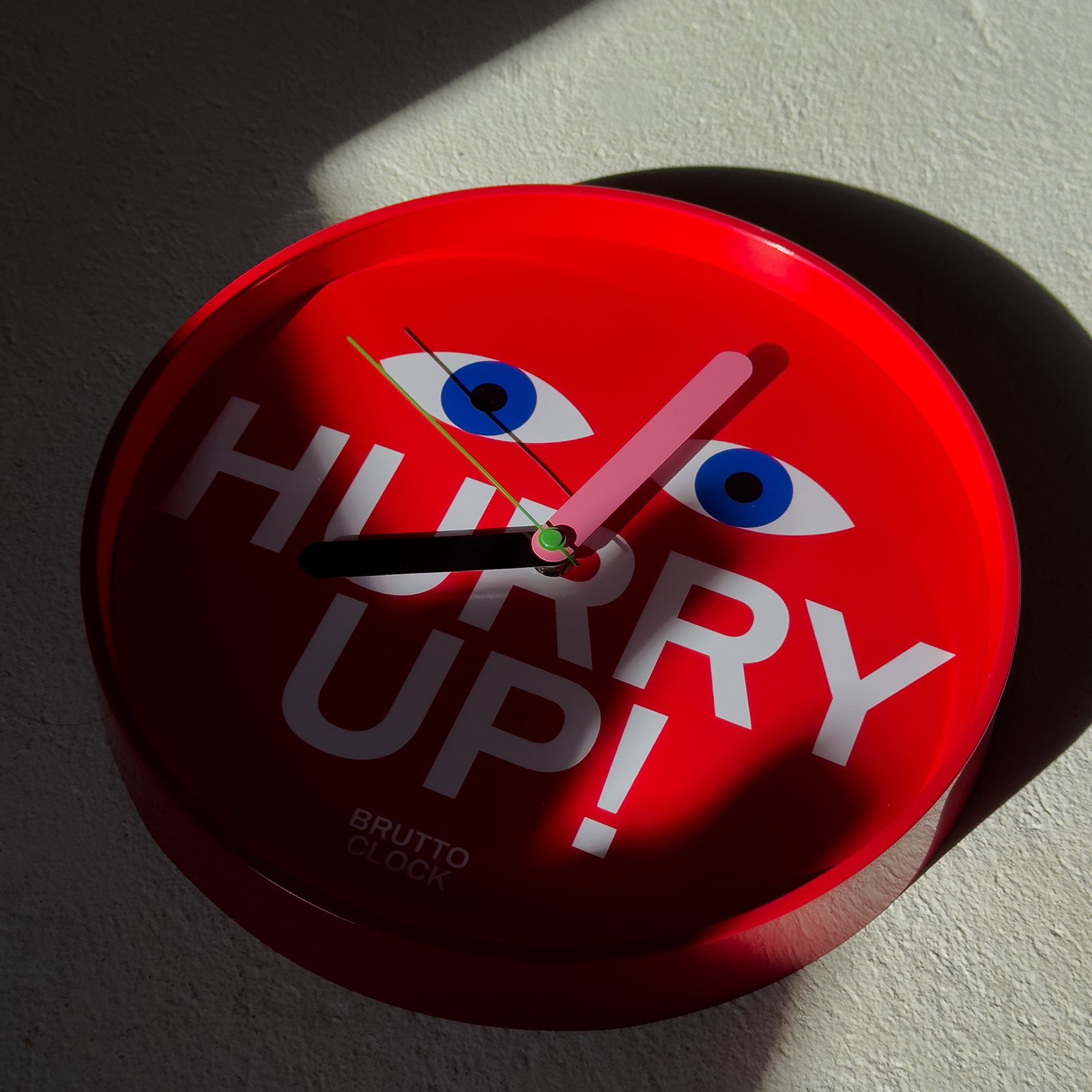 「BRUTTO Wall Clock」HURRY UP イタリア