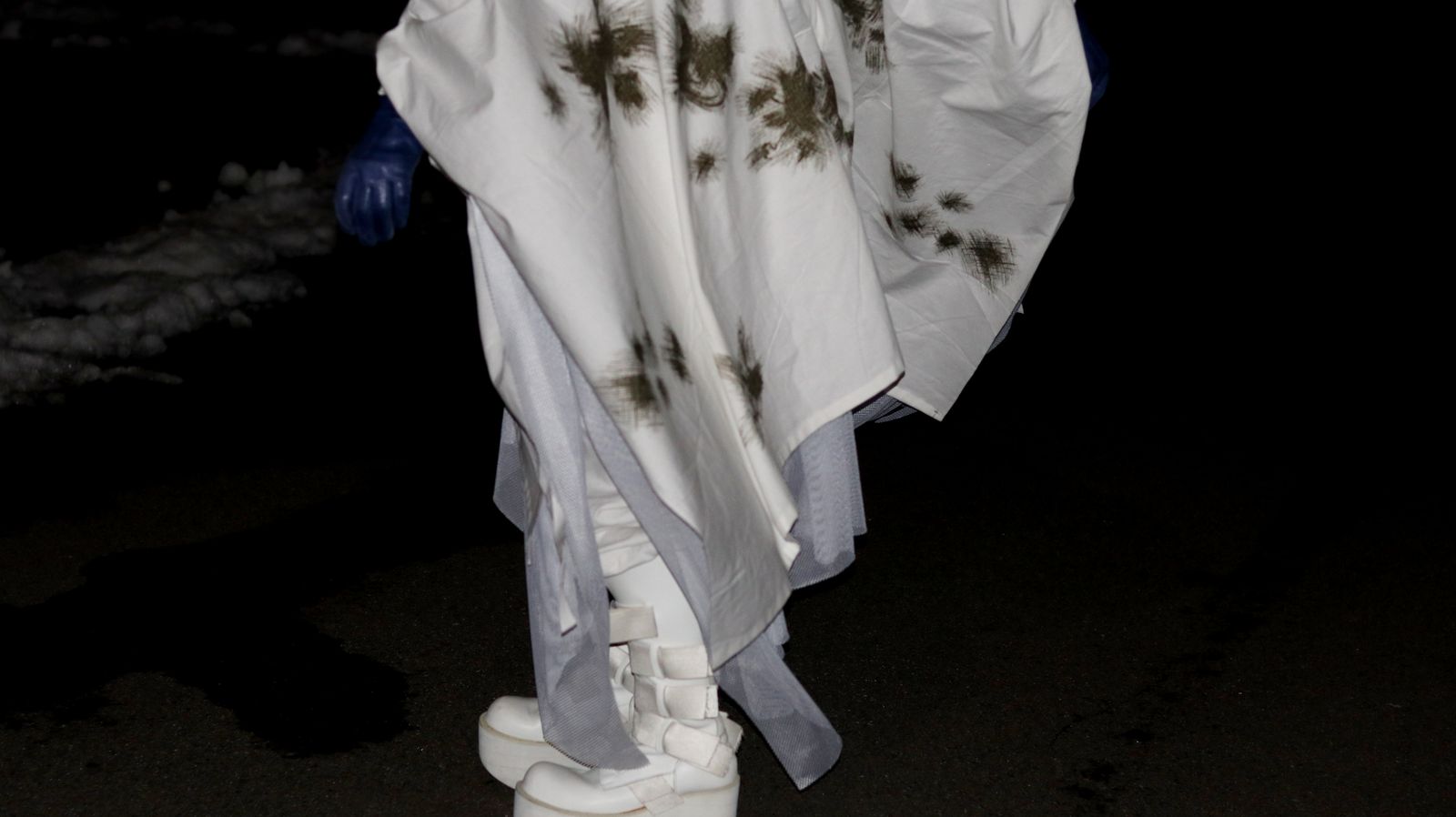 corne 10th anniversary item 「スノーカモ ポンチョ リメイク」 ドイツ 1960～70s