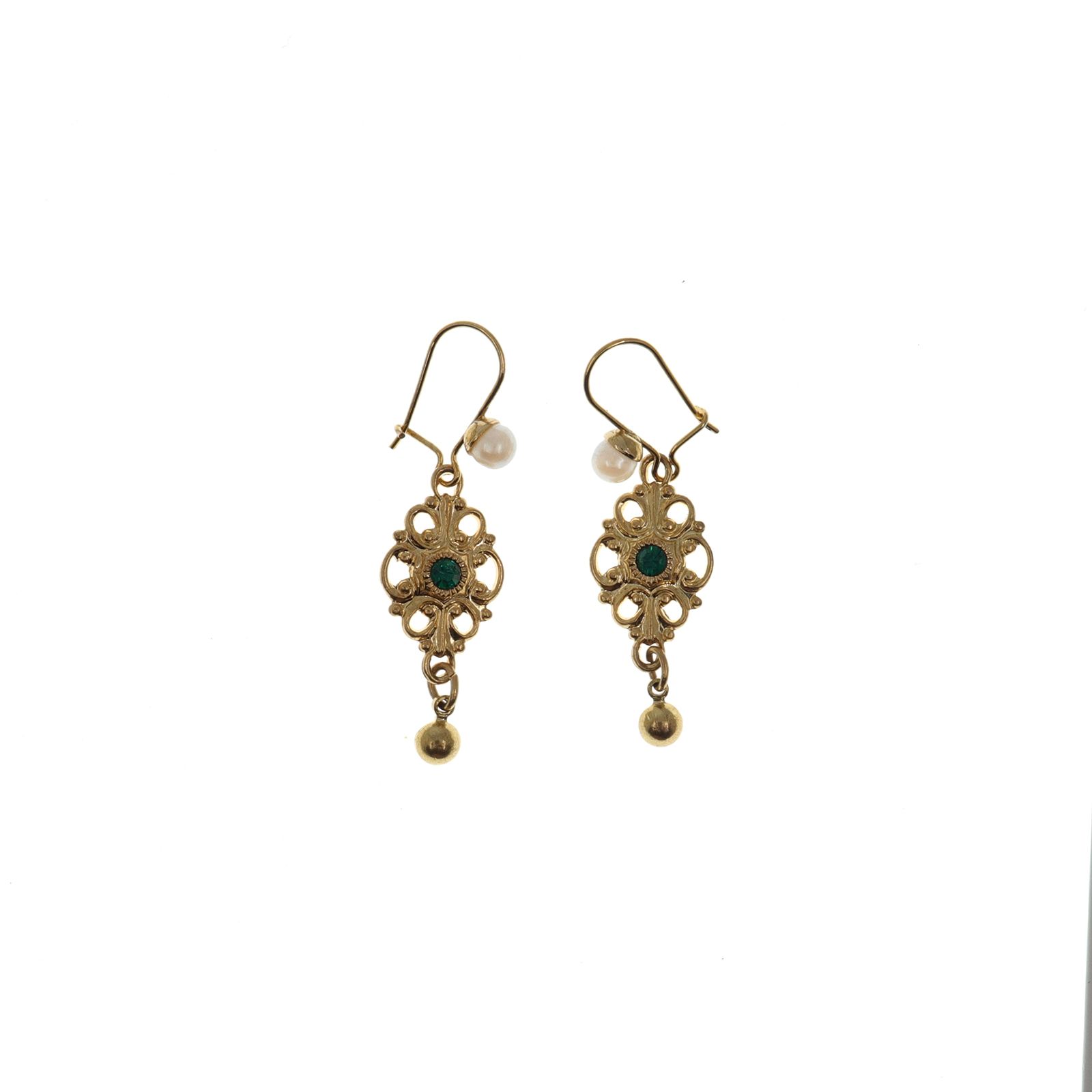 「ボタニカルクレスト」ピアス フランス