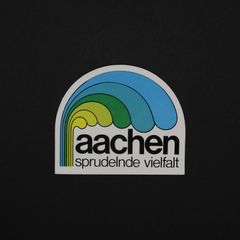 「aachen」ヴィンテージステッカー ヨーロッパ