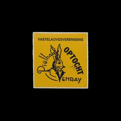 「VASTELAOVESVERENIGING」ヴィンテージステッカー ヨーロッパ