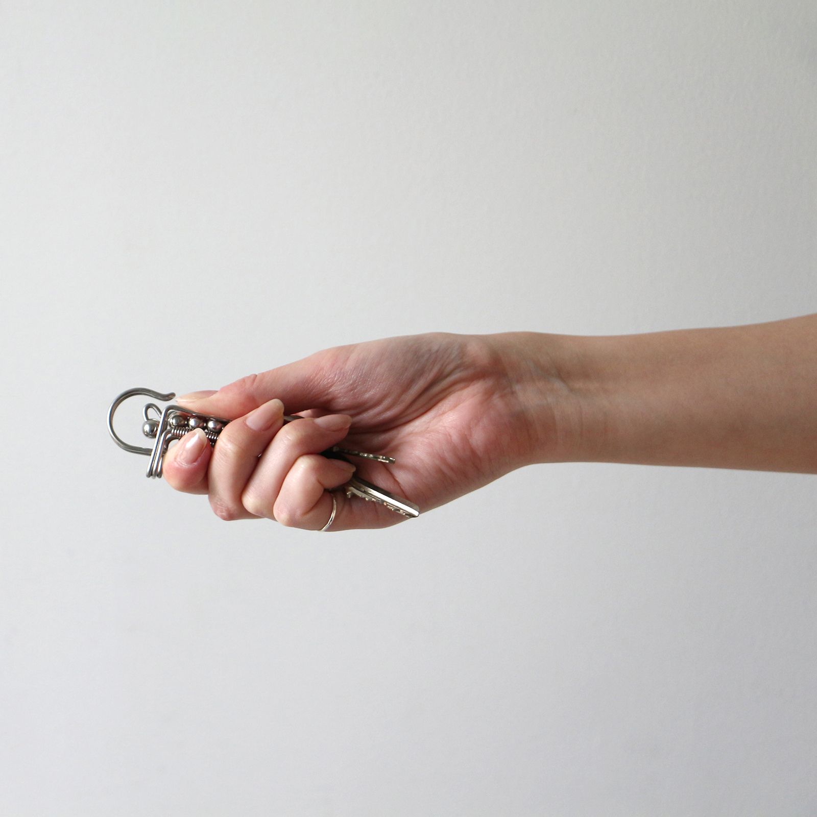 Metal Wire Carabiner シルバー