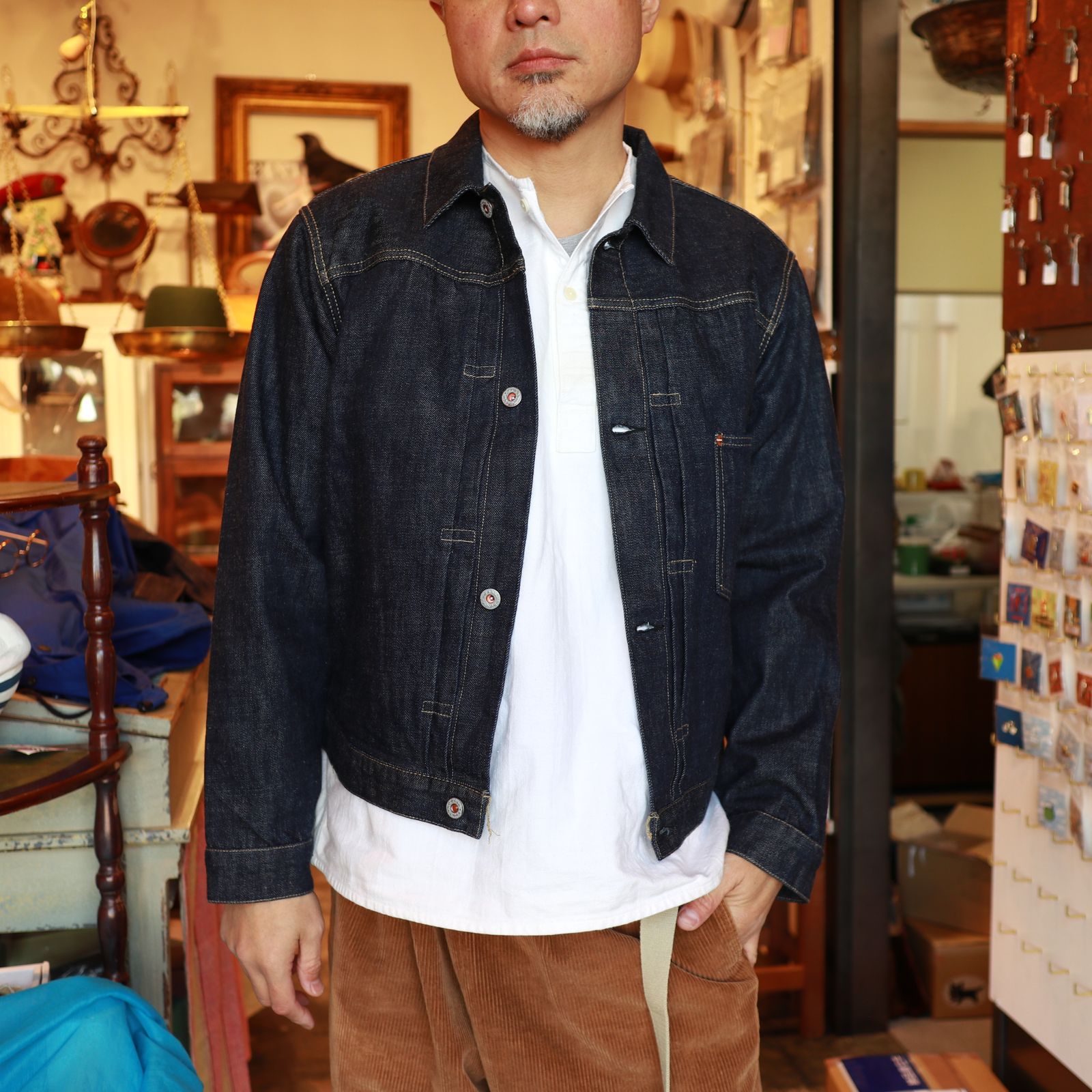 デニムジャケット 大戦モデル（WWIIタイプ）リプロダクト インディゴ