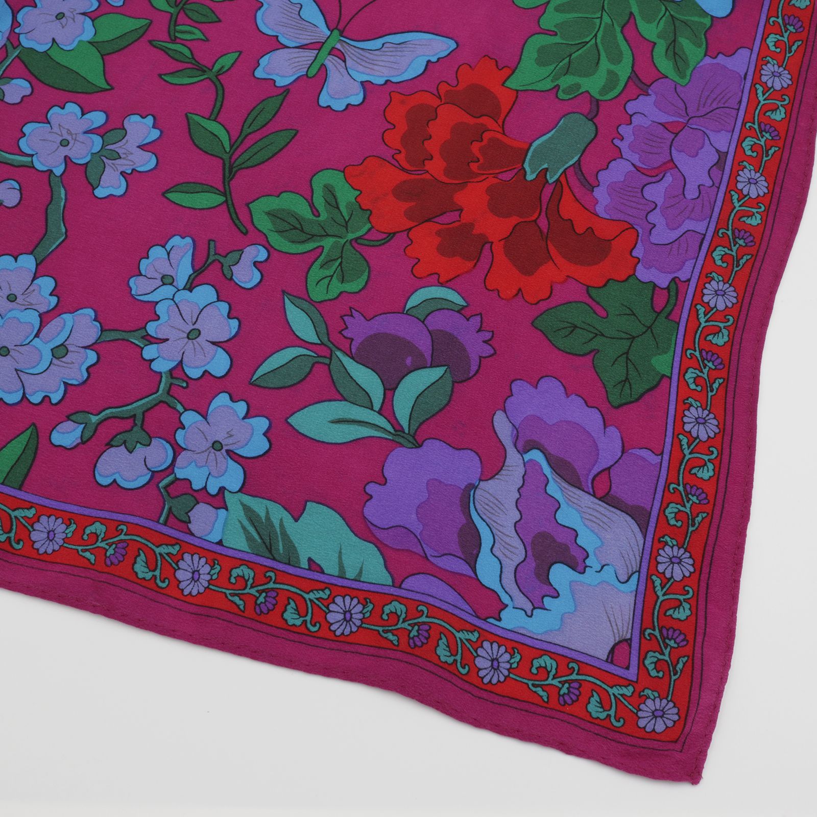 「フローラルガーデン」ヴィンテージスカーフ ヨーロッパ