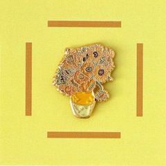「Sunflowers Vincent van Gogh」ピンズ ひまわり/ゴッホ