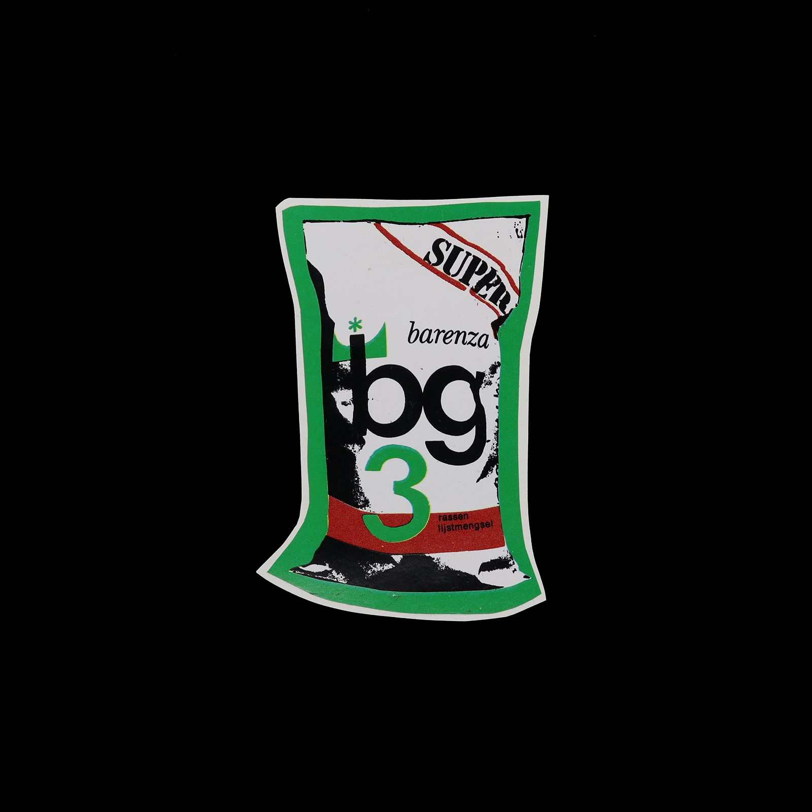 「barenza bg 3」ヴィンテージステッカー ヨーロッパ