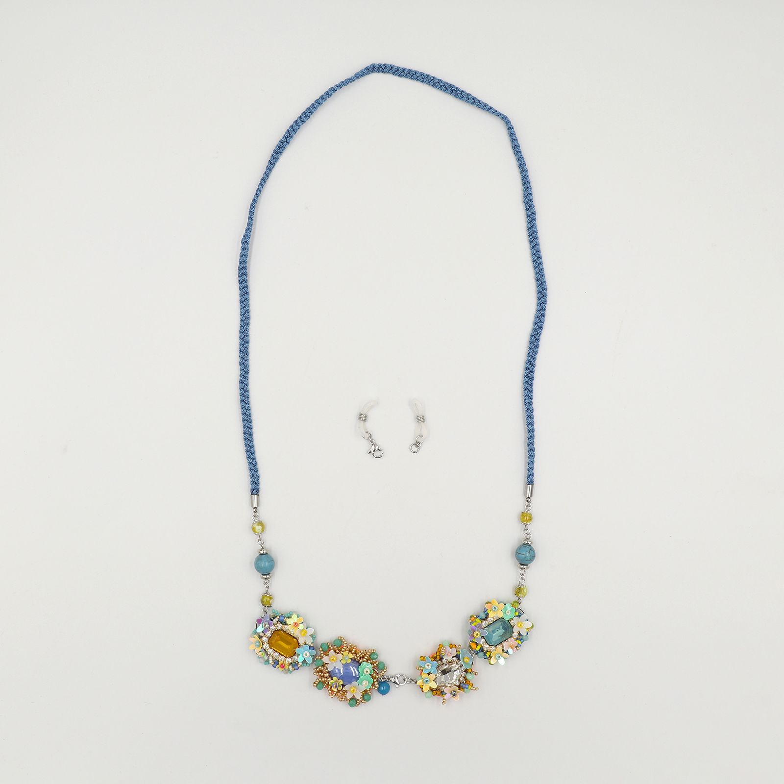 「tresor BIJOUX FLEUR」グラスチェーン/ネックレス