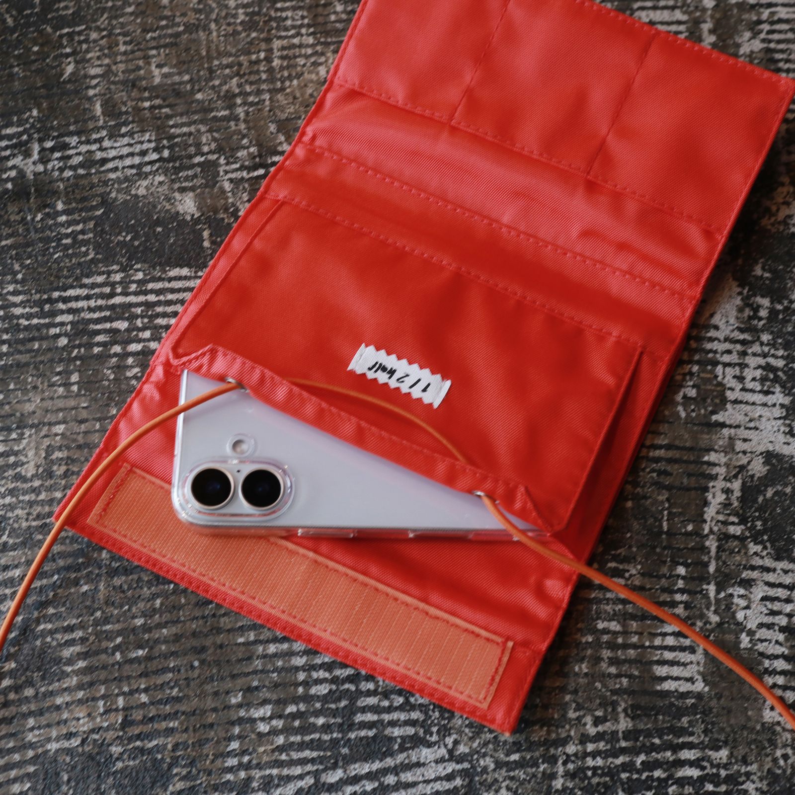 「FLY Long Wallet」ショルダーウォレットXL オレンジ