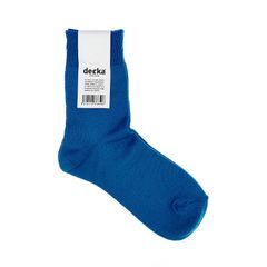 Mercerized Socks GIZA ブルー 靴下