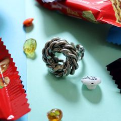 「80s チャンキーロープツイスト」 リング イギリス