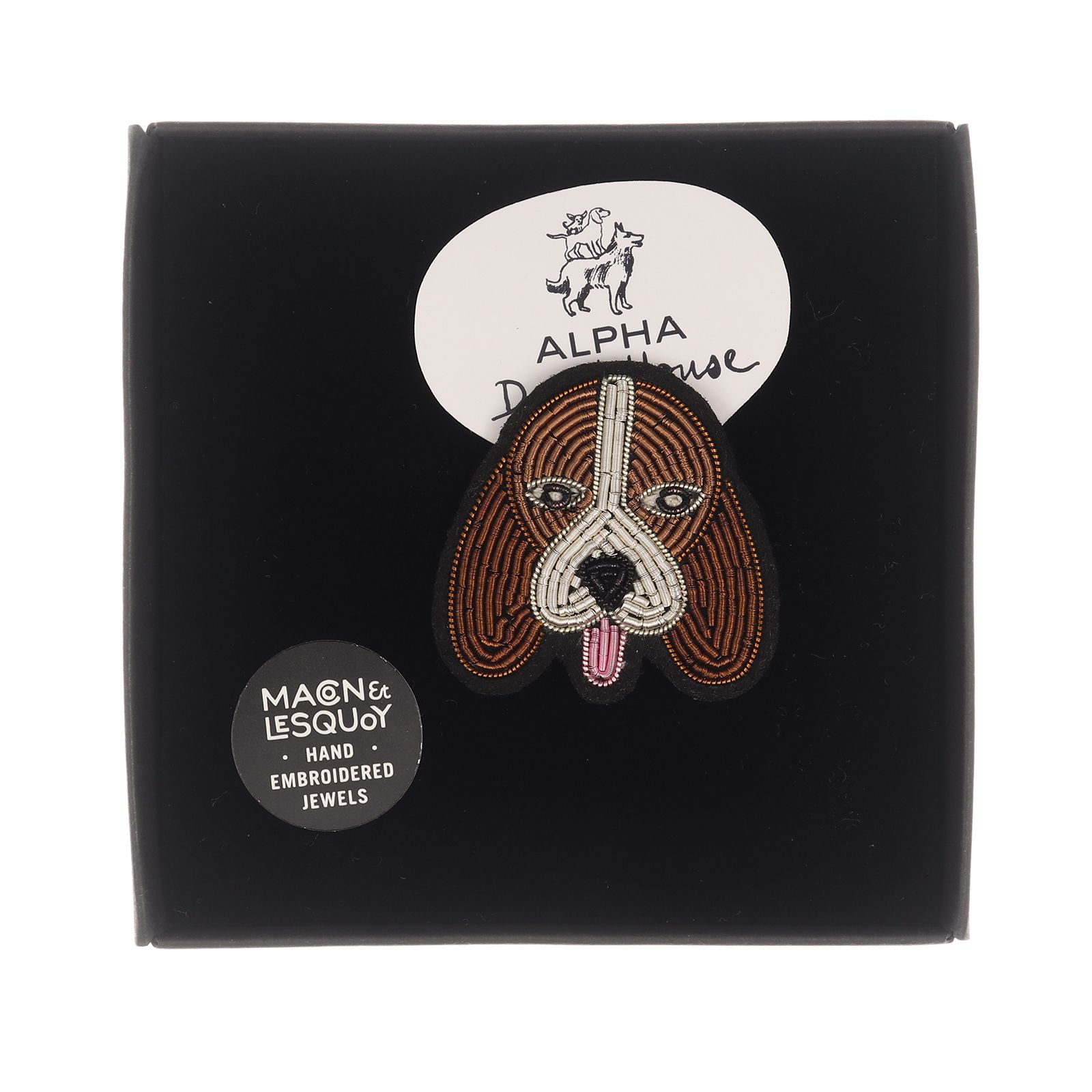 「Beagle」ブローチ