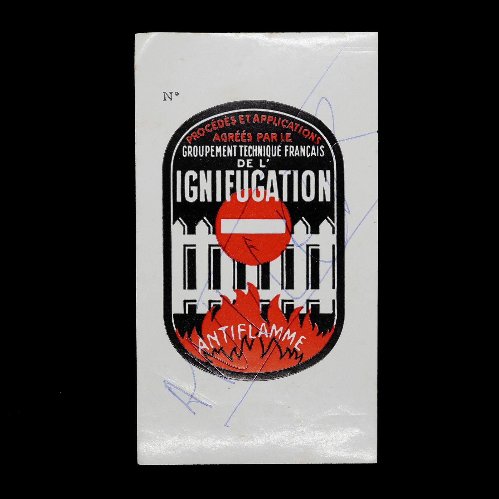 「GROUPEMENT TECHNIQUE FRANCAIS」ヴィンテージステッカー ヨーロッパ