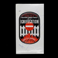 「GROUPEMENT TECHNIQUE FRANCAIS」ヴィンテージステッカー ヨーロッパ