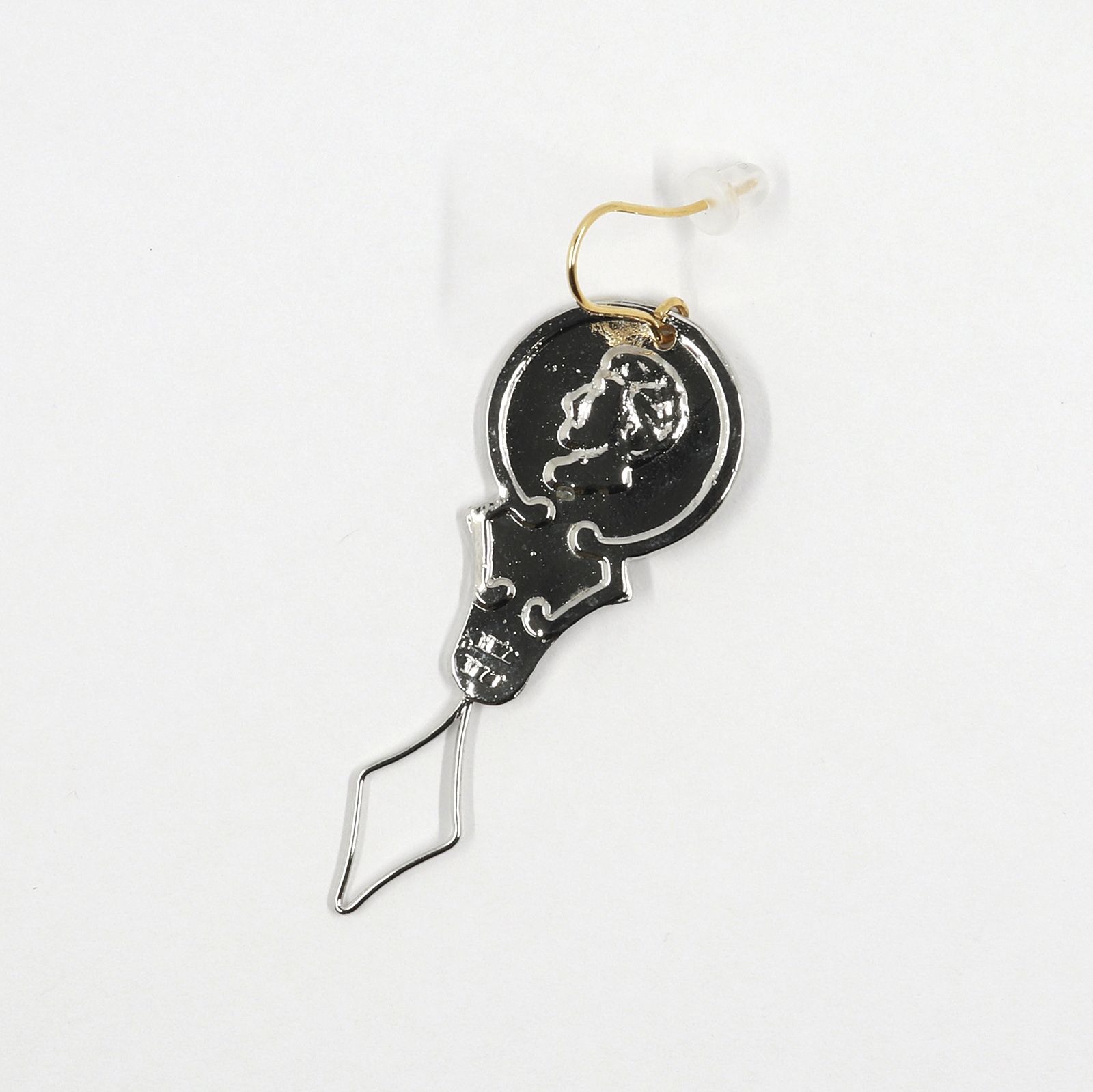 「threader pierce silver」ピアス（片耳）