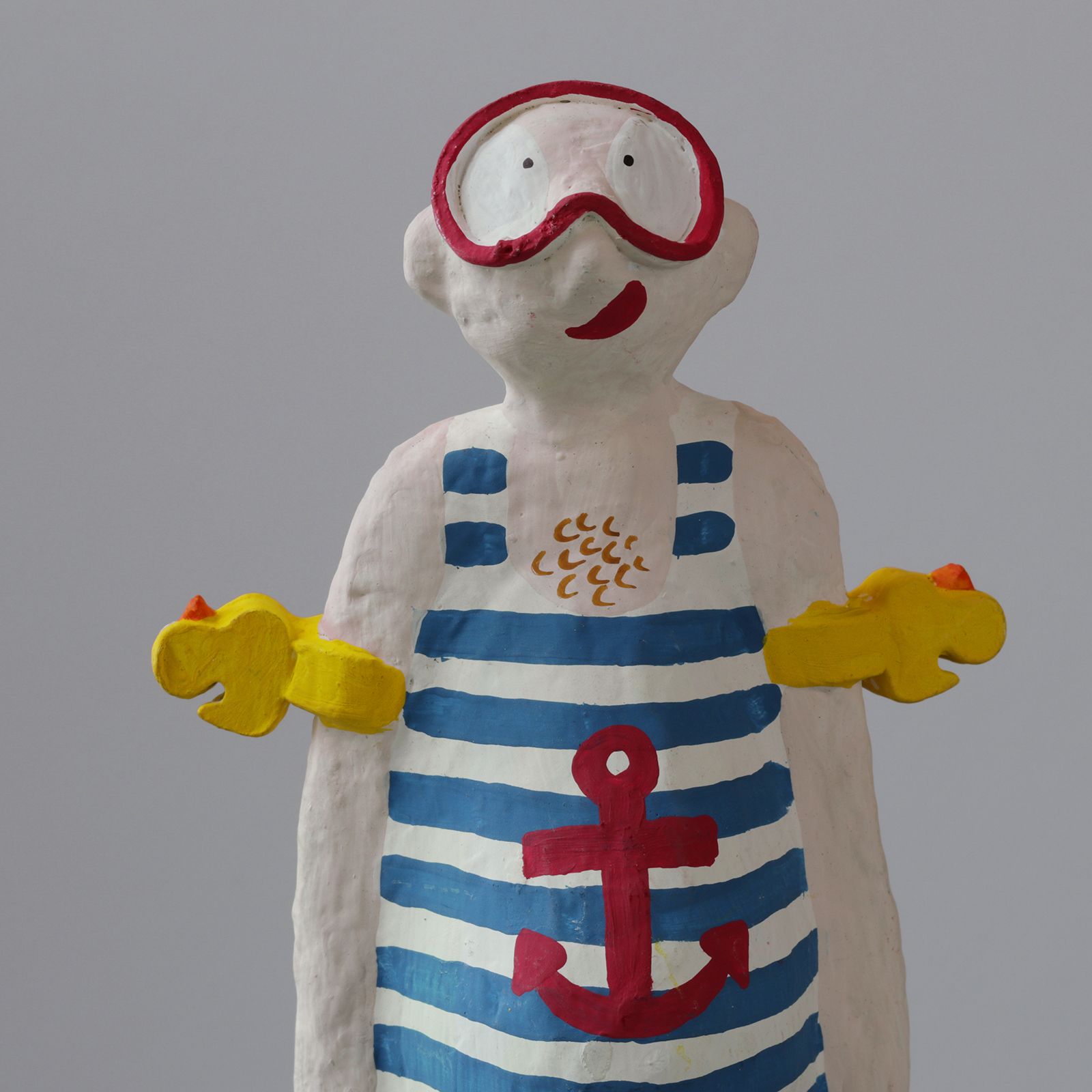 PAPIER MACHE SWIMMING GOGGLES MAN 【BATELA】