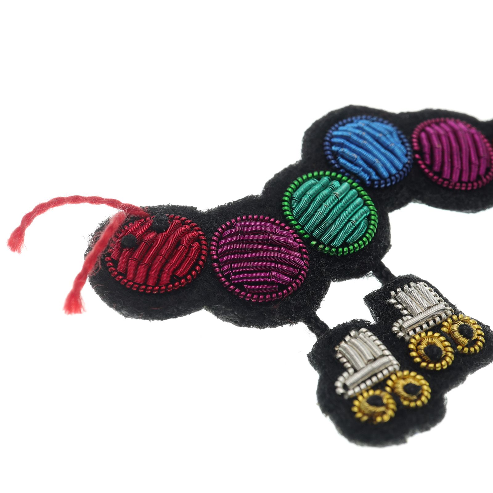 「Caterpillar on Wheels」ブローチ