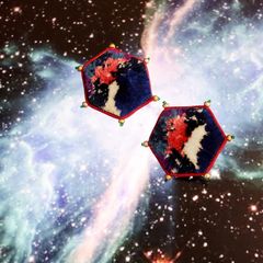 「TRIBO Hexagon」イヤリング【La cosmologie de sachikoism】