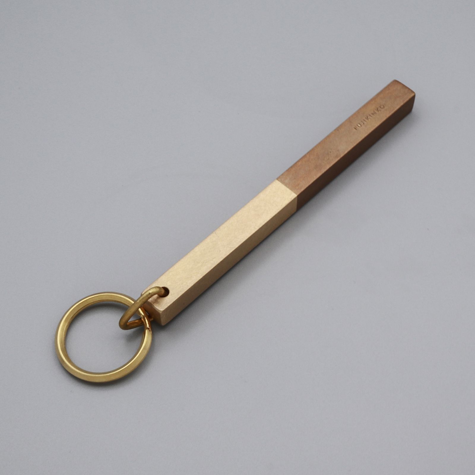 「HOTEL KEY HOLDER 」キーリング ナチュラル×ヴィンテージ1/2