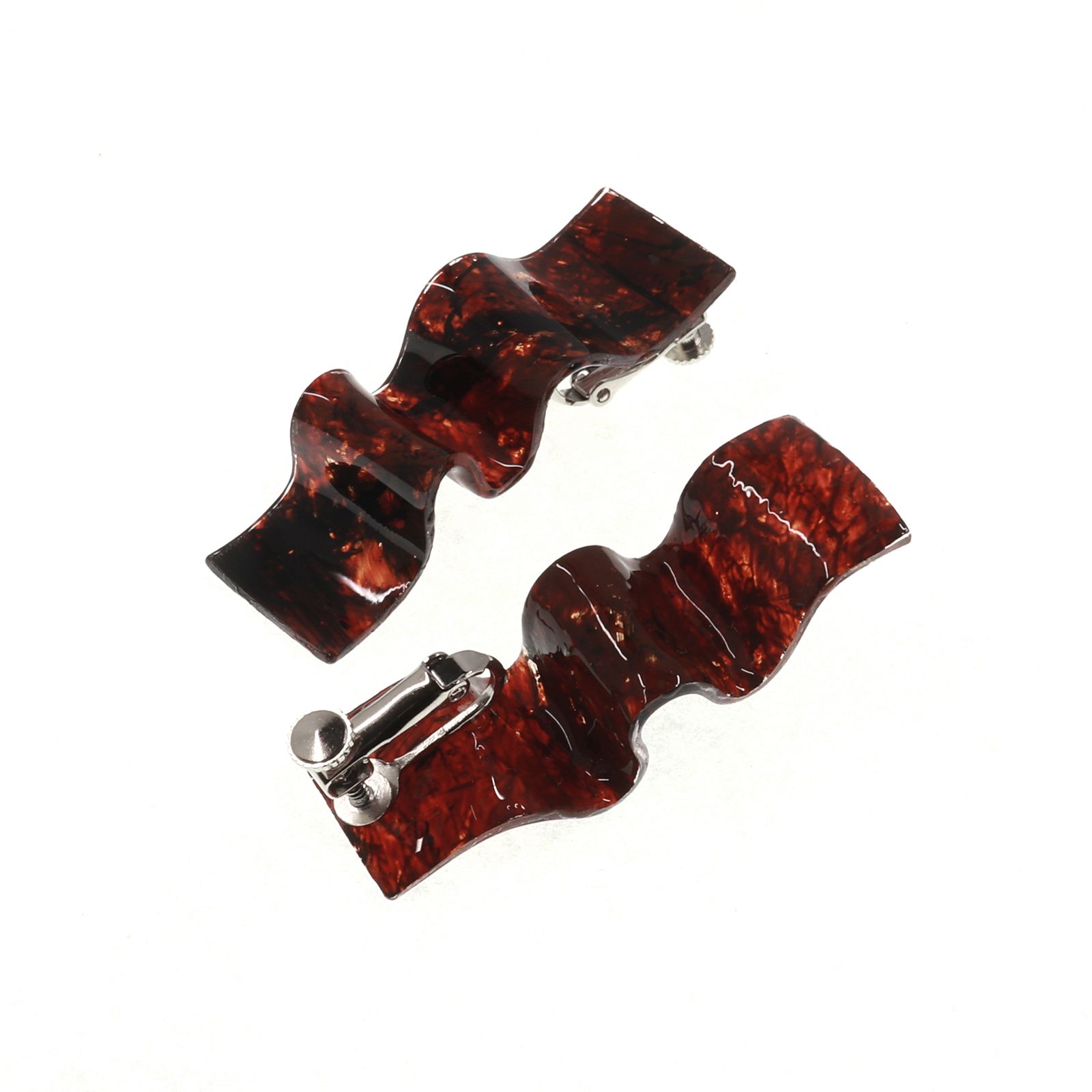 「Tortoiseshell Uneri」イヤリング