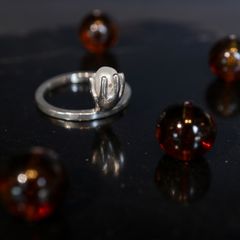 「catch ball ring」リング silver925【Silver Jewel】