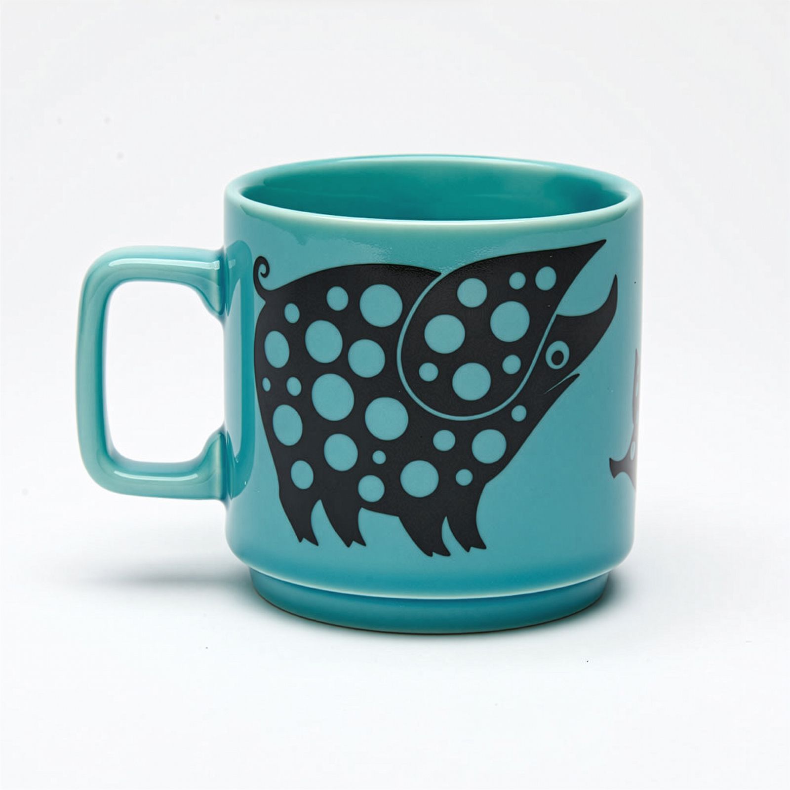 HORNSEA Mug "Piggie Family Teal" Magpie x HORNSEA