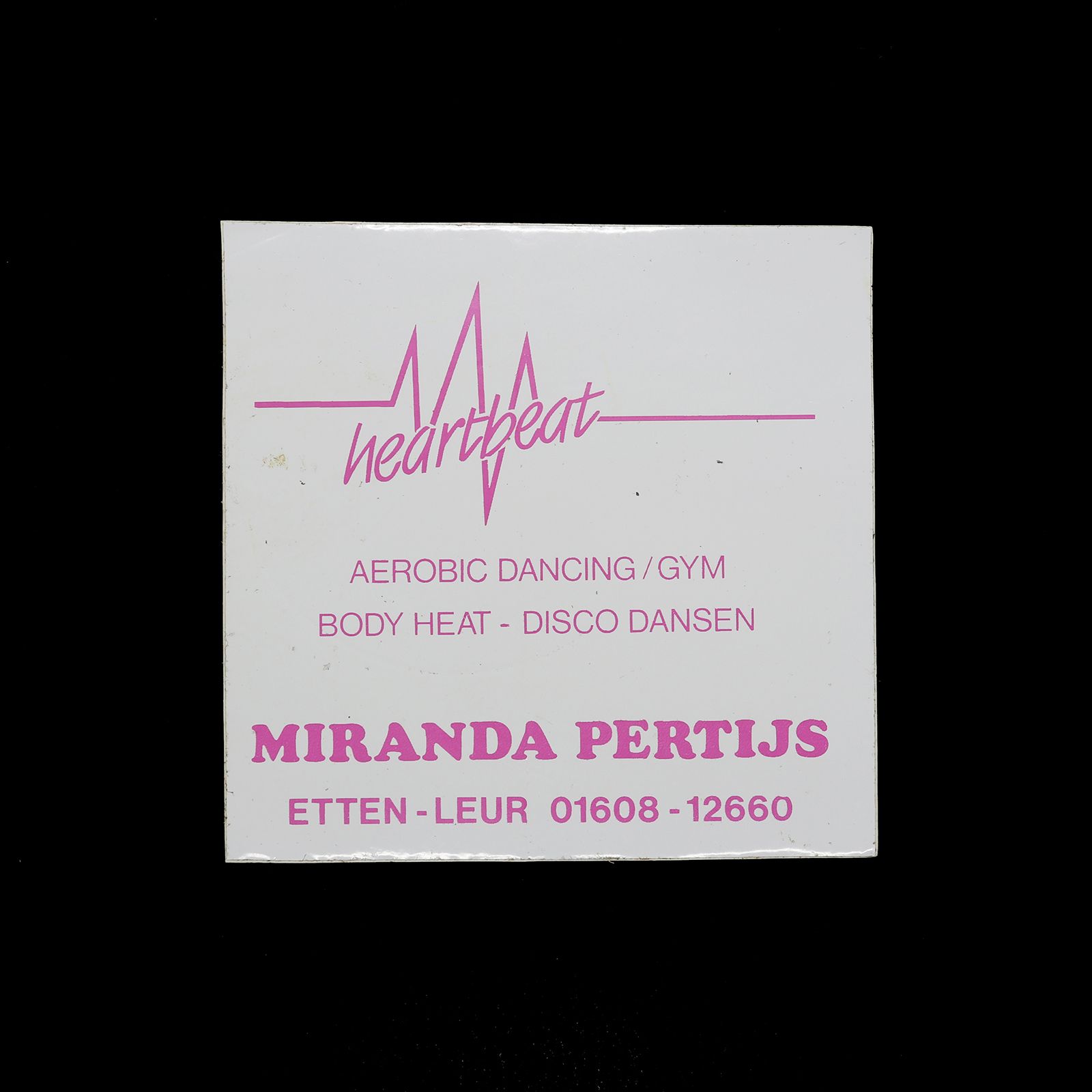 「neartbeat」ヴィンテージステッカー ヨーロッパ