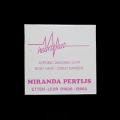 「neartbeat」ヴィンテージステッカー ヨーロッパ