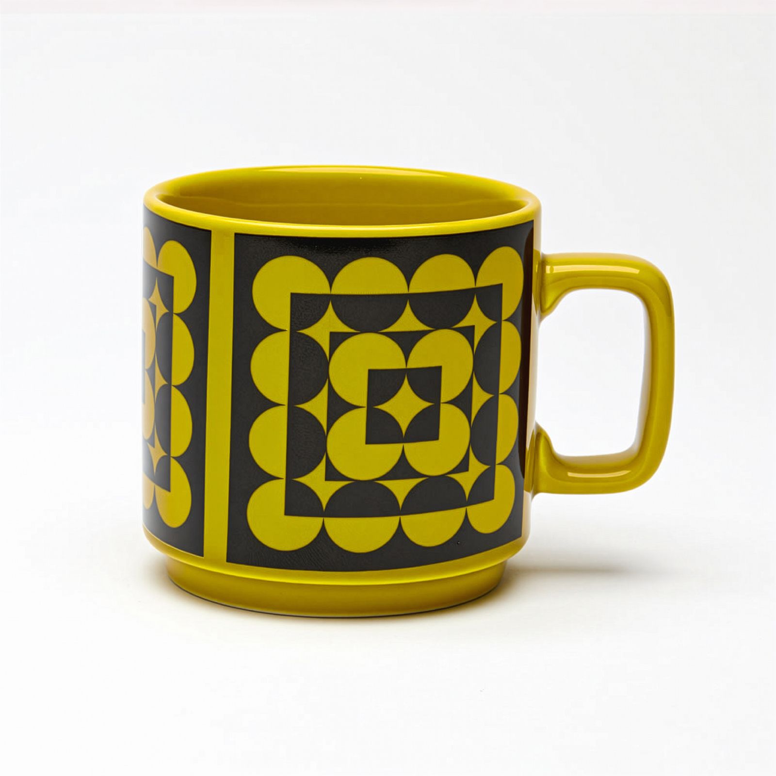 HORNSEA Mug "Squarcles Chartreuse" Magpie x HORNSEA