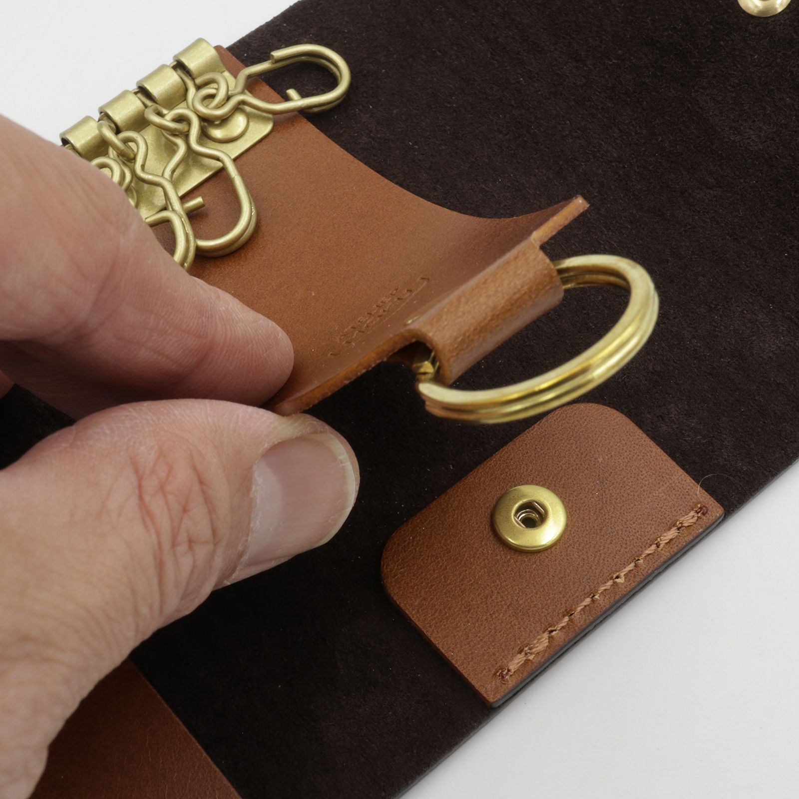 「Rich Koron Buttero」キーケース whiskey