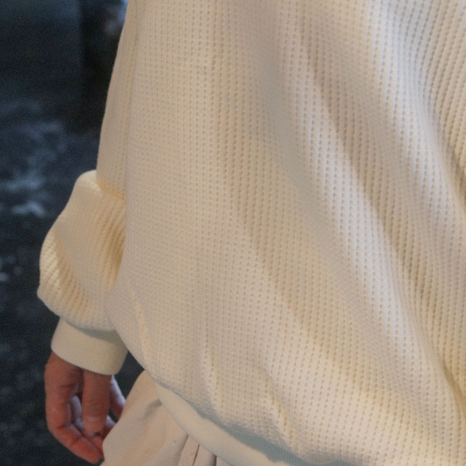 Acrylic Wool Thermal Shirt ネイビー