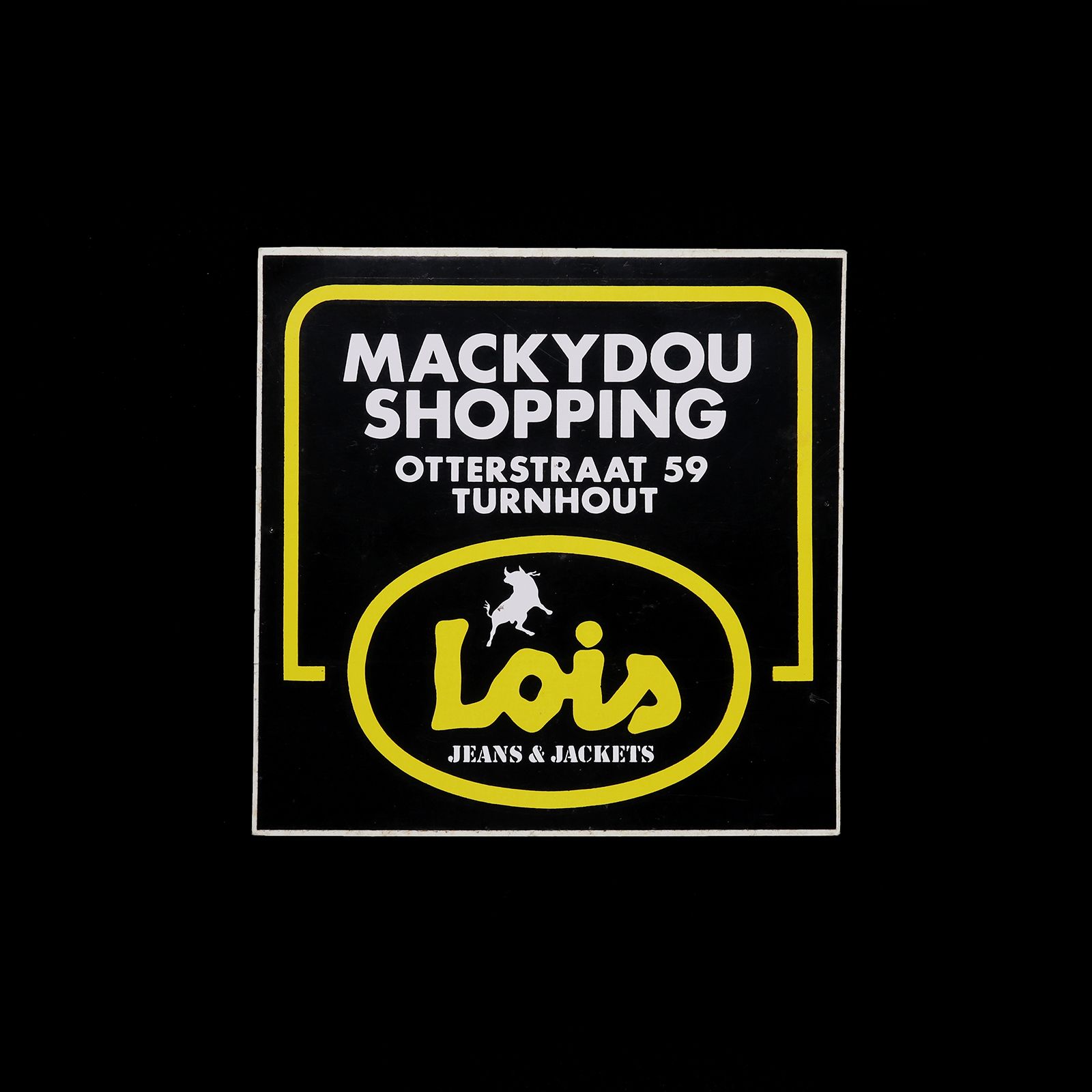 「LOIS Jeans & Jackets」ヴィンテージステッカー ヨーロッパ