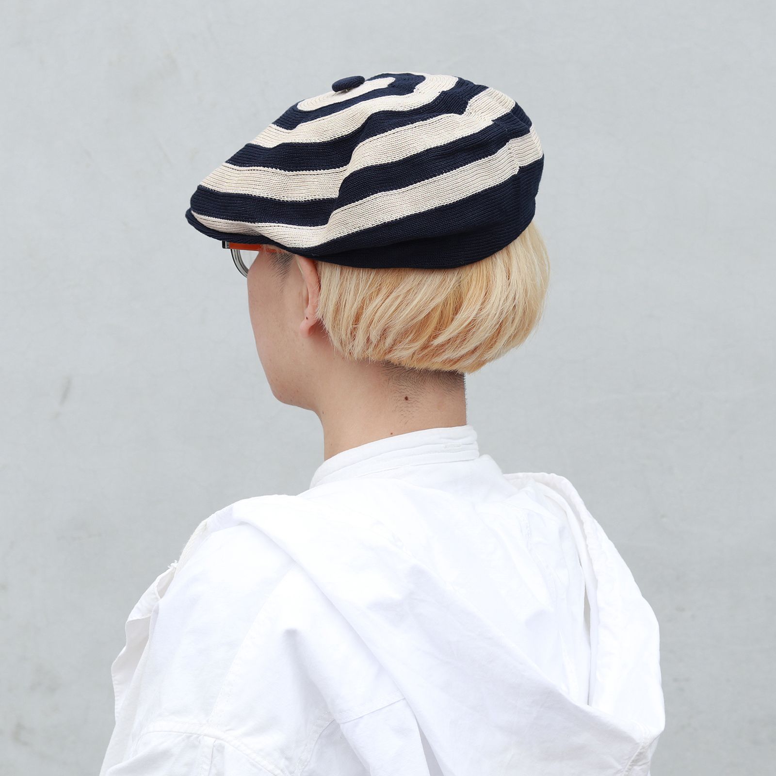 「CENITZ Corde/Blue」コットンバスクベレー