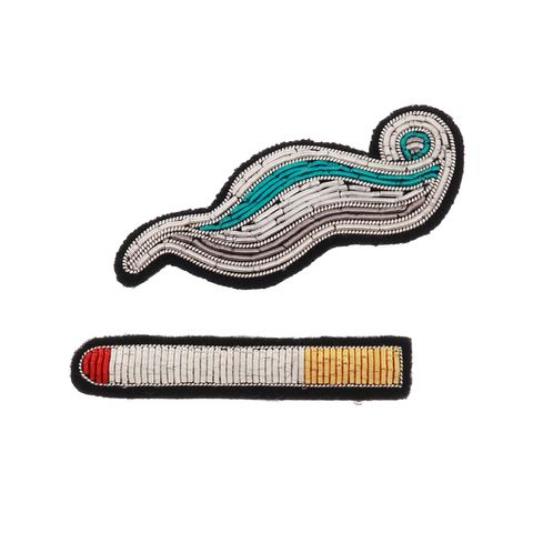 「Cigaret & Smoke」ブローチ