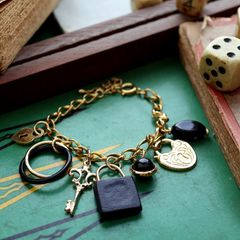 「パドロックキーチャーム」ブレスレット ヨーロッパ