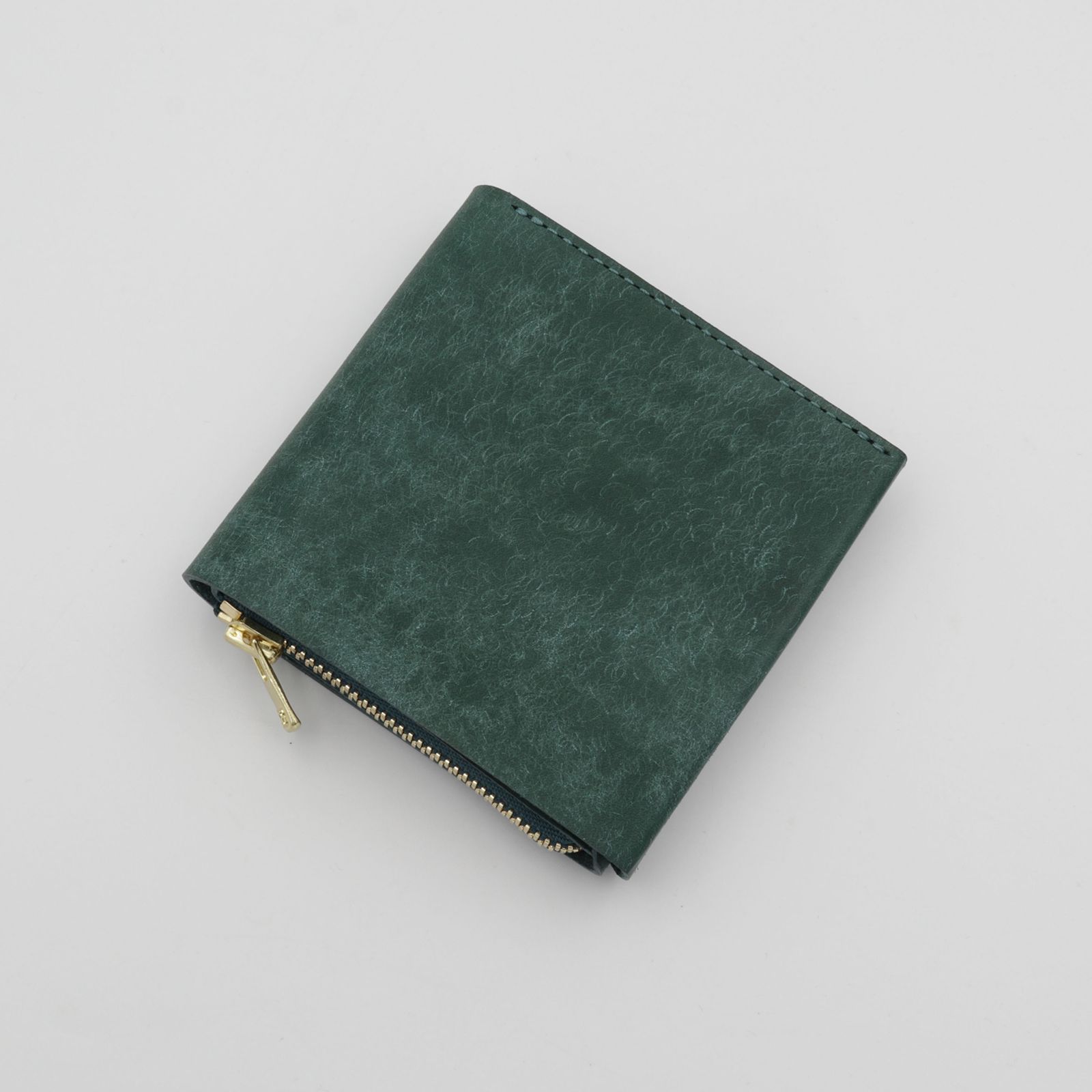 「小さく薄い財布SAKU ver.3 Pueblo プエブロ」ペトロリオ