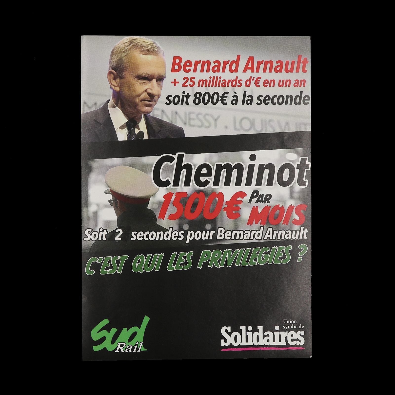 「Solidaires」ヴィンテージステッカー ヨーロッパ