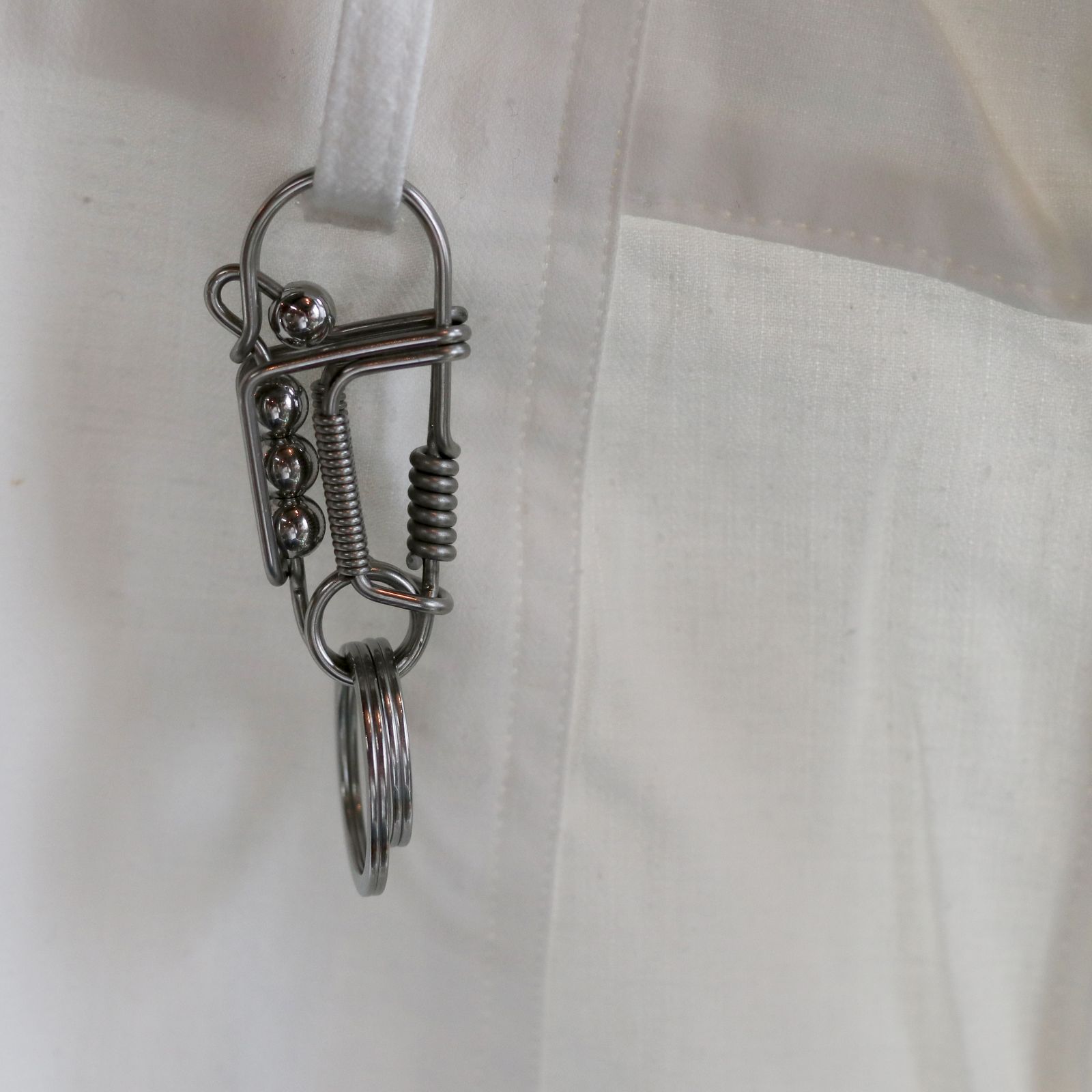 Metal Wire Carabiner シルバー