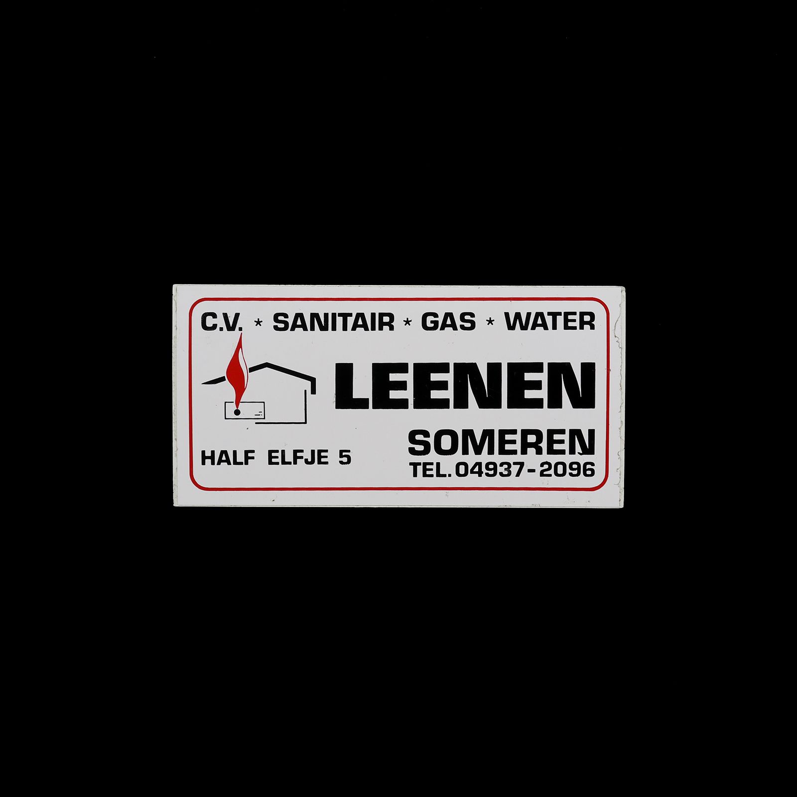 「LEENEM SOMEREN」ヴィンテージステッカー ヨーロッパ