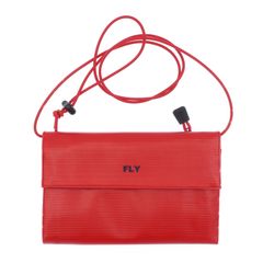 「FLY Long Wallet」ショルダーウォレットXL レッド