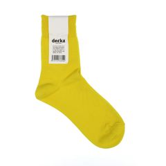 Mercerized Socks GIZA イエロー 靴下