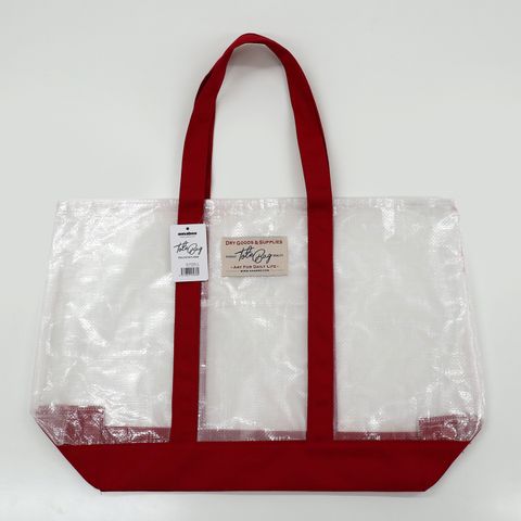 「PE TOTE BAG L」レッド