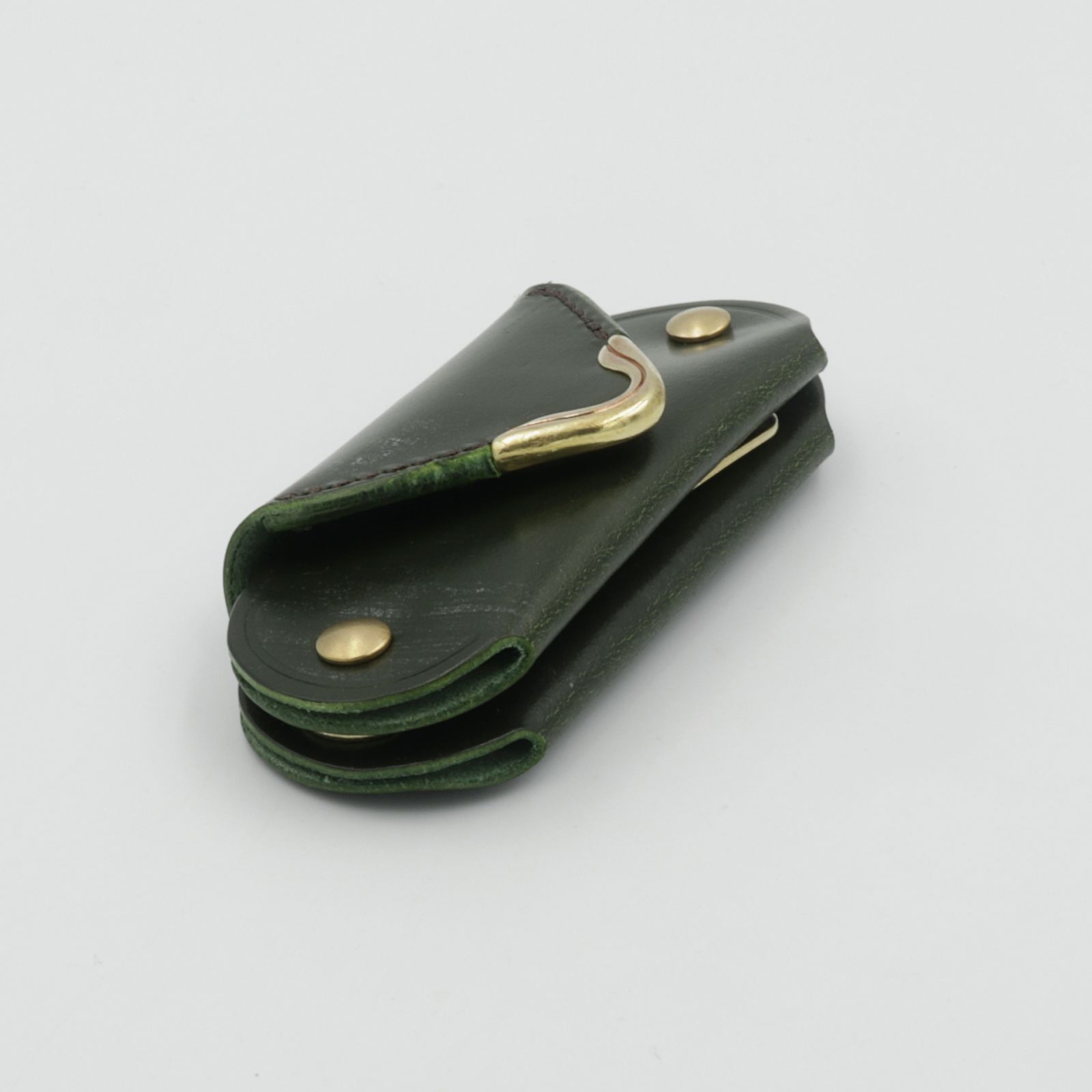 【Cramp】ミニキーケース＆シューホーン ブライドルレザー グリーン