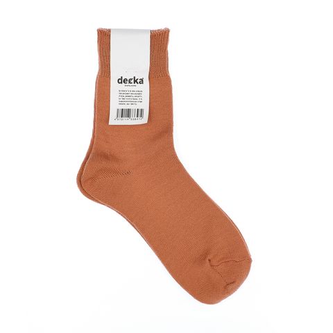 Mercerized Socks GIZA テラコッタ 靴下