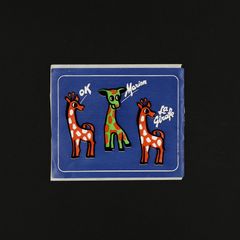 「OK MARION LA GIRAFE」ヴィンテージステッカー ヨーロッパ