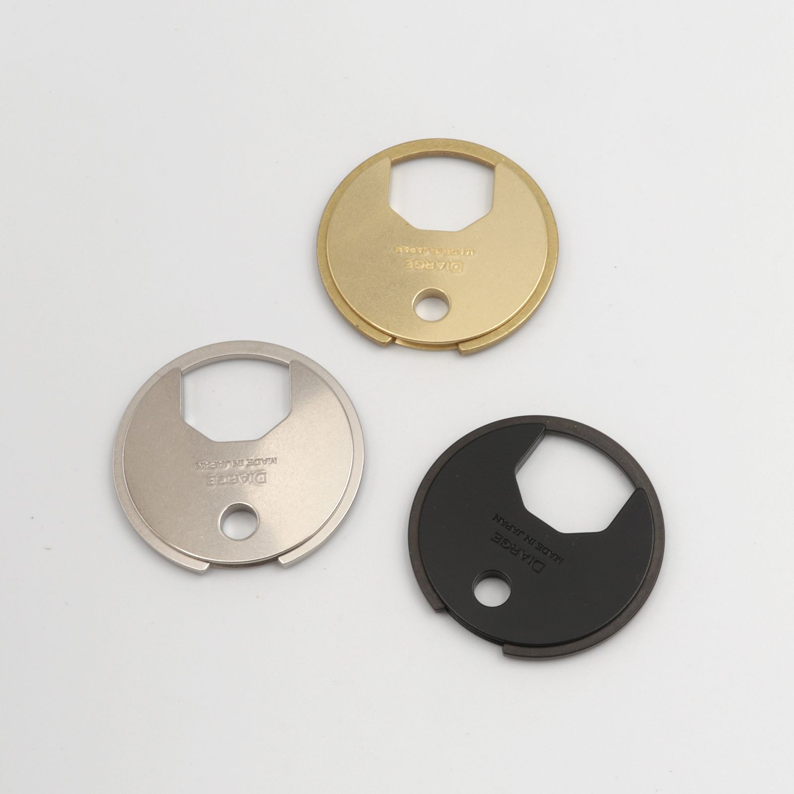 「BRASS CIRCLE KEYRING」キーリング ゴールド